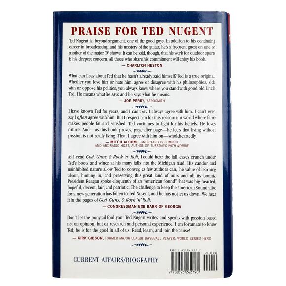 God, Guns & Rock'N'Roll by Ted Nugent Hardcover 2000 Regnery Publishing - Picture 2 of 2